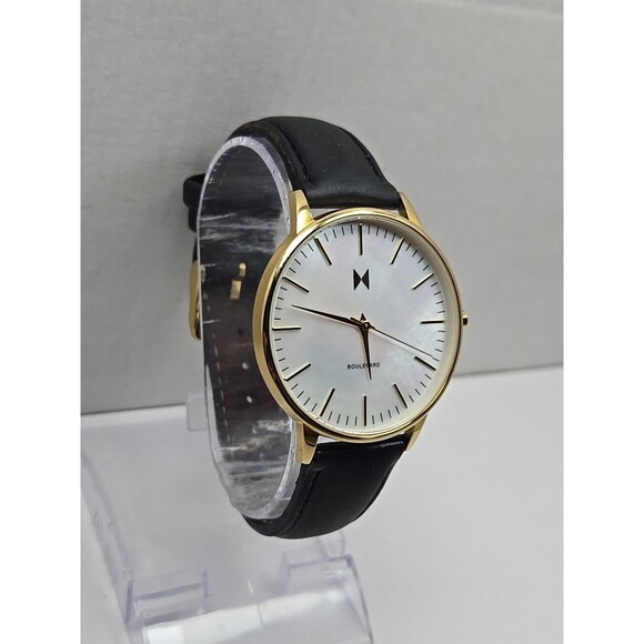 MVMT Boulevard Abbott Kinney 38 mm Gold MOP Dial Quartz New Battery Womens Watch - Picture 3 of 13